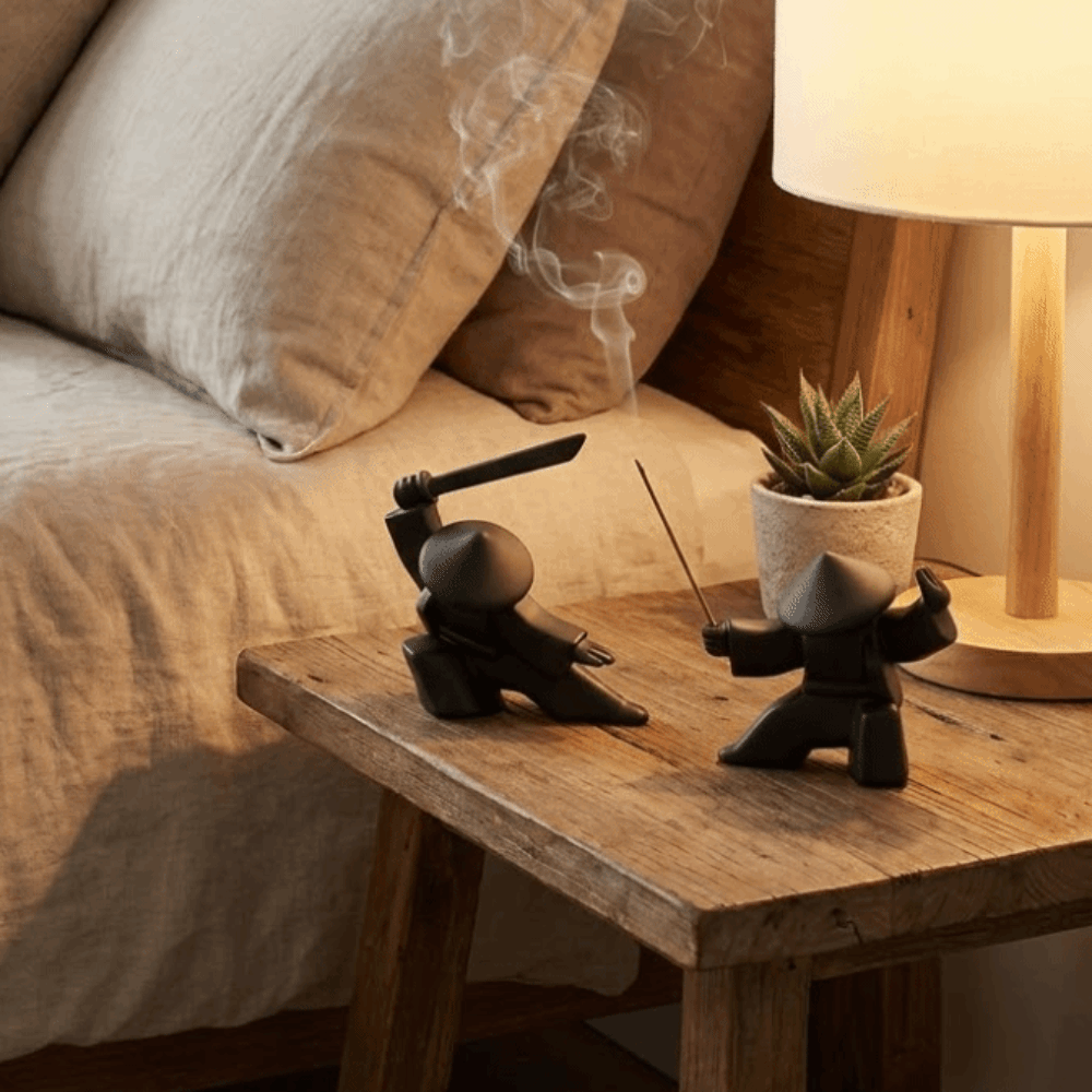 Incense Cone Holder - 2PCS Soporte para Incienso Samurai Impreso