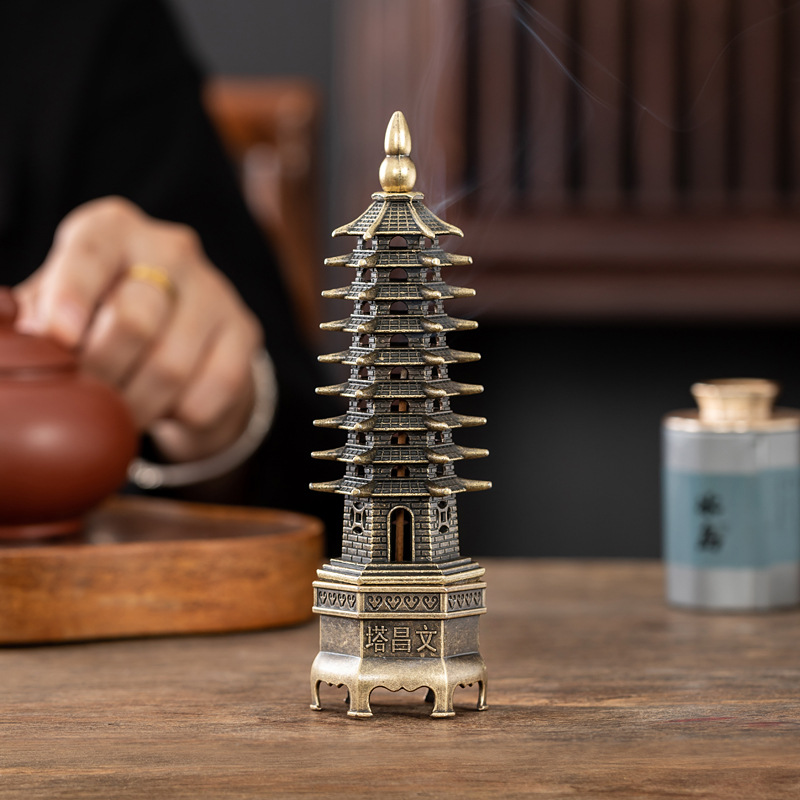 Incense Cone Holder - Quemador de incienso Vertical de Pagoda