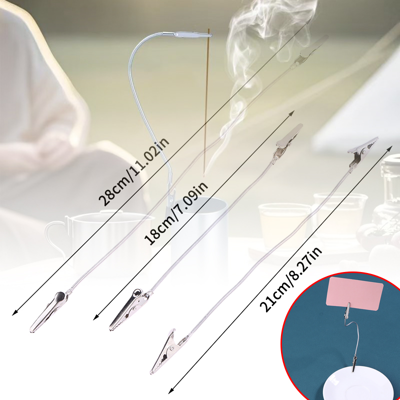 Home Fragrance Us - Clip de incienso de Metal de
