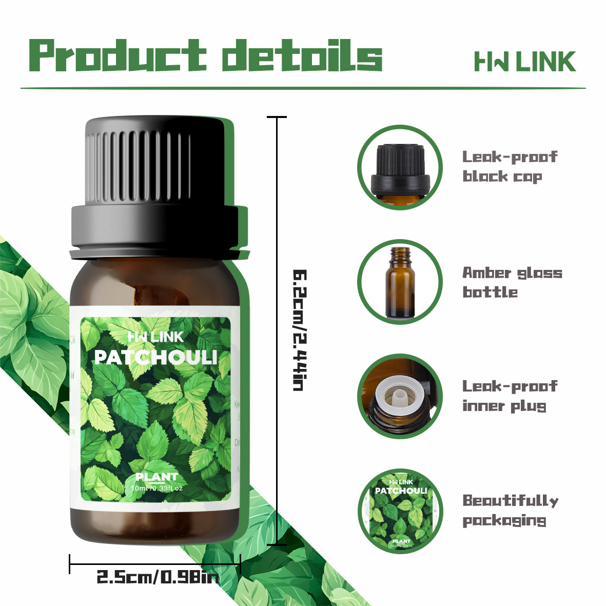 Aceites Esenciales de Pachulí  - Home Fragrance Diffuser Oil reseña y precio