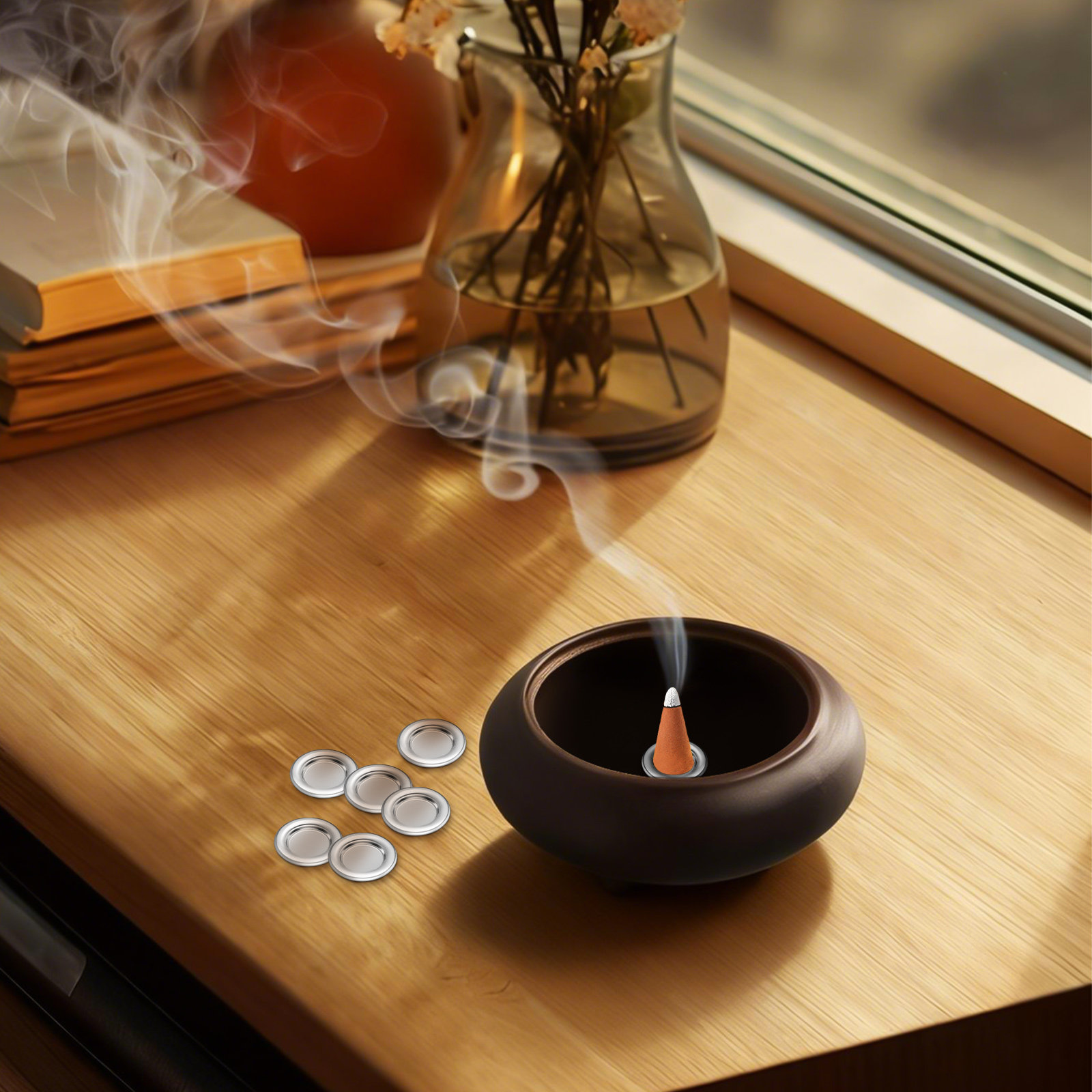 20 piezas de bandejas de incie - Incense Cone Holder reseña y precio